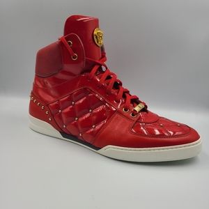 Versace men’s sneakers size 13 Pre-owned With OG Box dust bag and A card